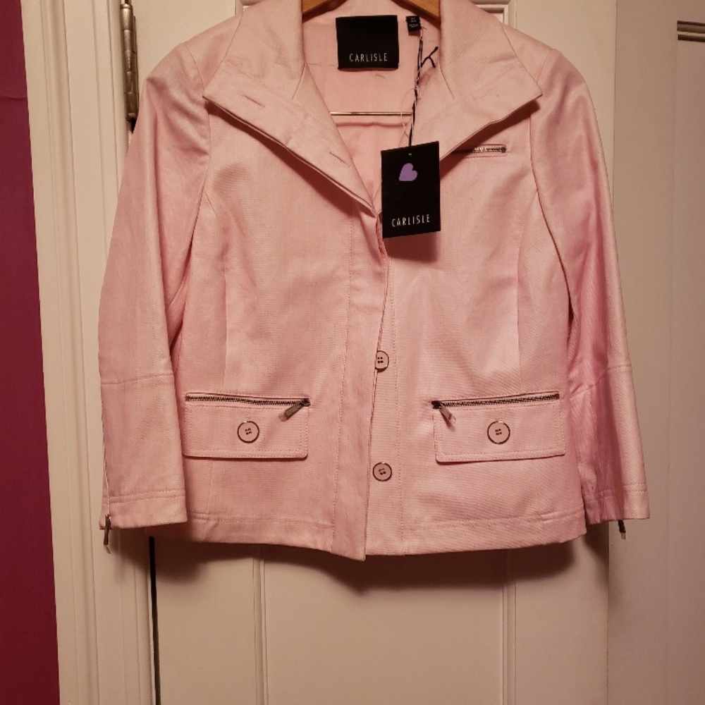 New Carlisle pink jacket - size 2 US